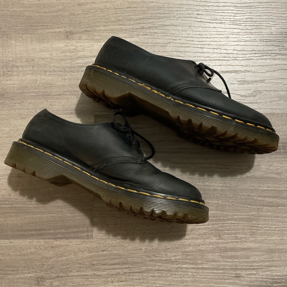 Vintage Dr. Martens Black Leather Shoes